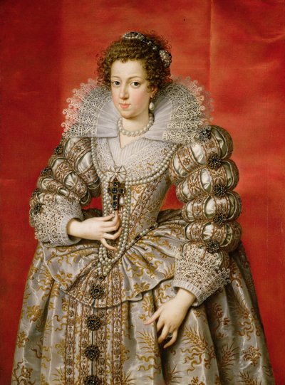 Anna van Oostenrijk (1601-66) door Frans II Pourbus